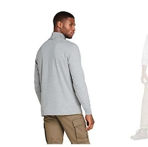 Lands' End large long sleeve grey turtleneck NWT